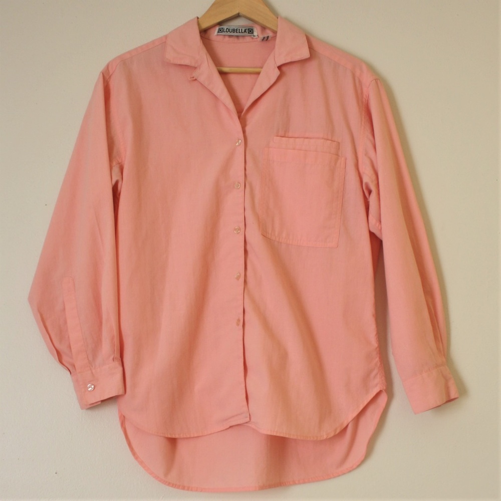 Loubella Vintage Pink Button Down Shirt